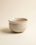 Soft Horizon Pouring Bowl — Pastel Crystal Glaze